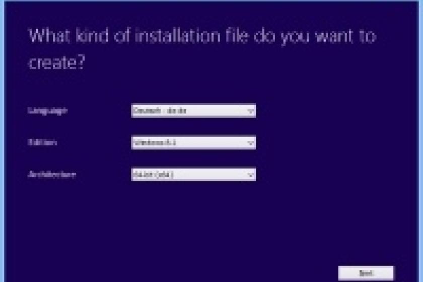 Über das "Media Creation Tool" erlaubt Microsoft die Installation diverser Windows 8-Varianten.