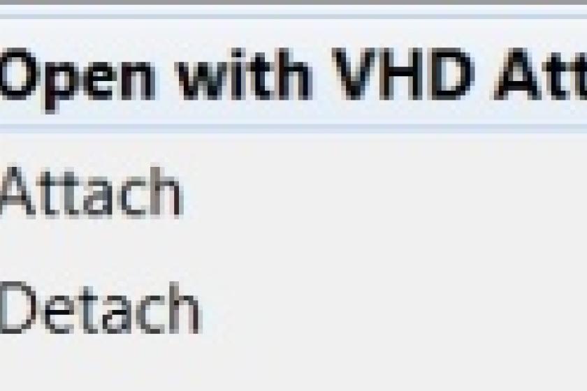 Simpel aber gut – mit "VHD Attach" haben Sie virtuelle Festplatten jederzeit unter Kontrolle