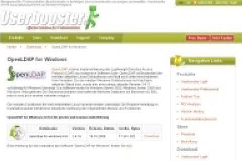 Die Webseite "userbooster.de" hat neben vielen Infos zu OpenLDAP auch eine Windows-Version im Angebot