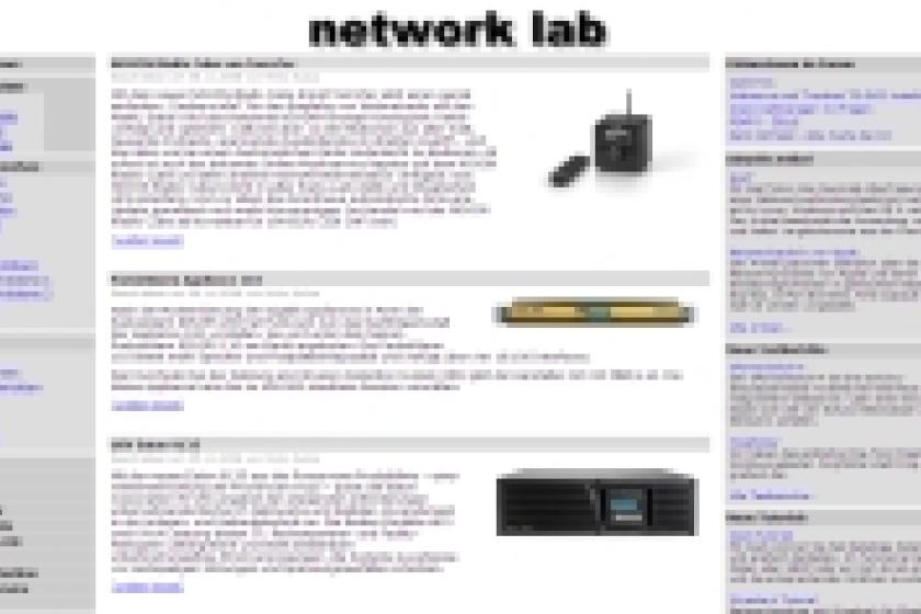 "network lab" vereint Hardware-Tests und nützliche Netzwerk-Tutorials