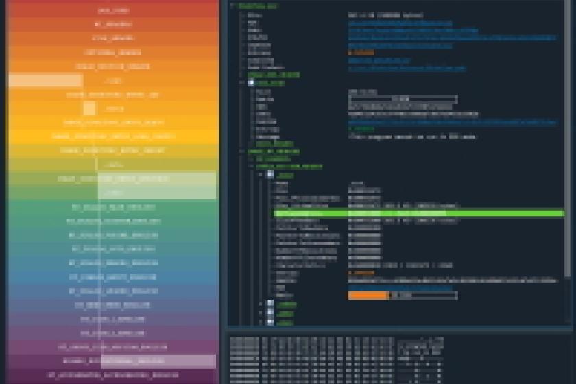 Malware-Analyse im Regenbogen-Look – PE Tree lässt sich als Standalone-Anwendung installieren und ausführen.
