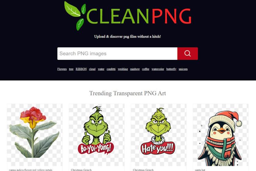 Zu jedem Thema findet sich auf "cleanpng.com" eine große Auswahl an freigestellten Bildern.