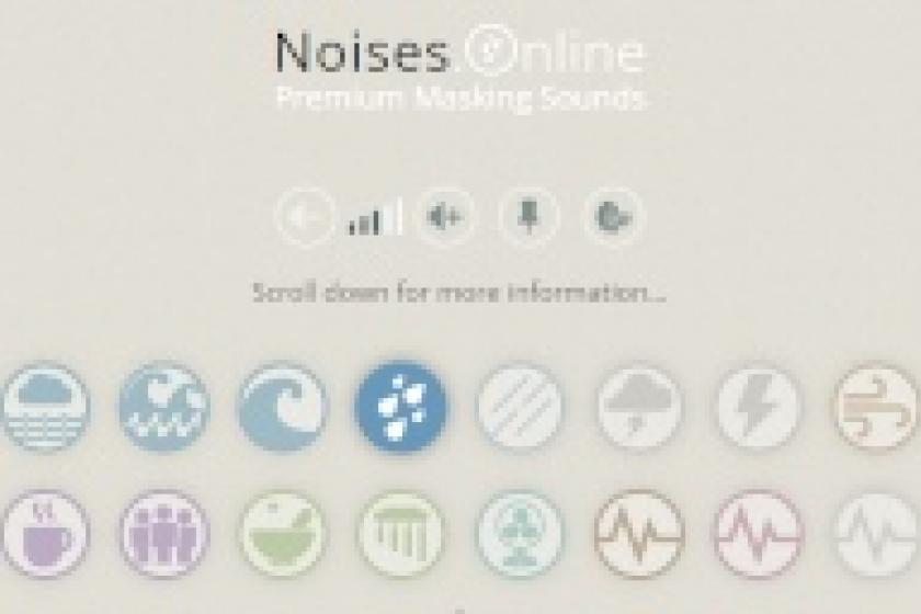 Eine Auswahl der insgesamt rund 30 Sounds, die noises.online aktuell anbietet.
