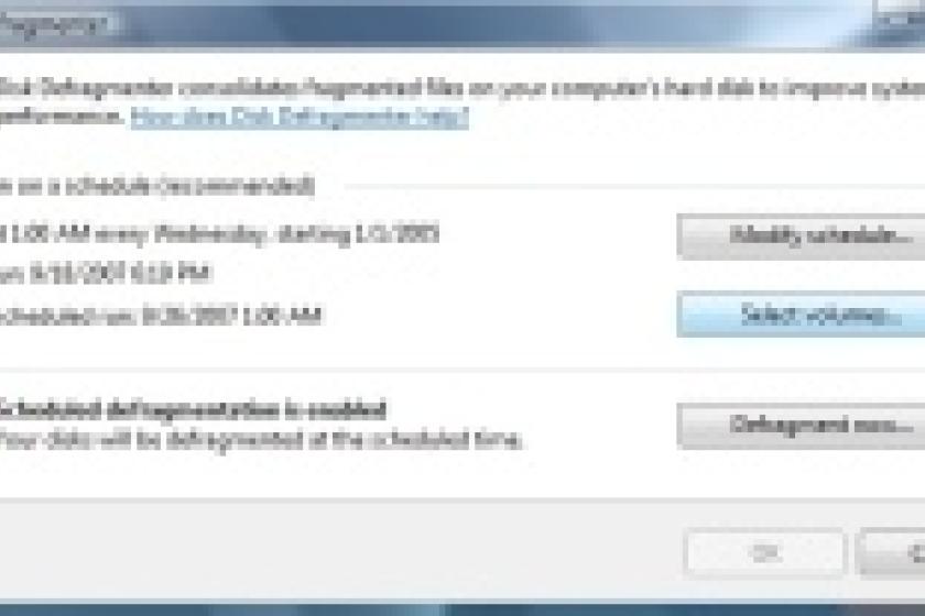 Die automatische Defragmentierung unter Windows Vista lässt sich auch abschalten
