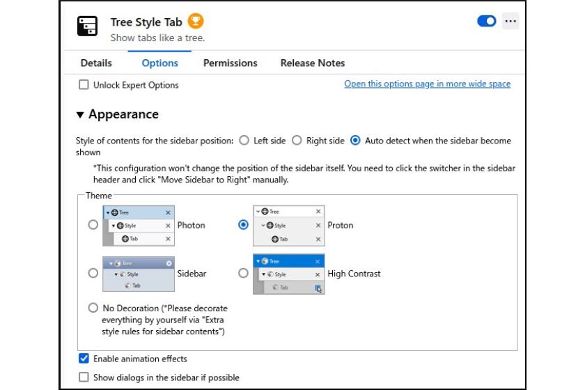 Das Firefox-Add-on "Tree Style Tab" sorgt für einen Überblick bei zahlreichen offenen Webseiten.