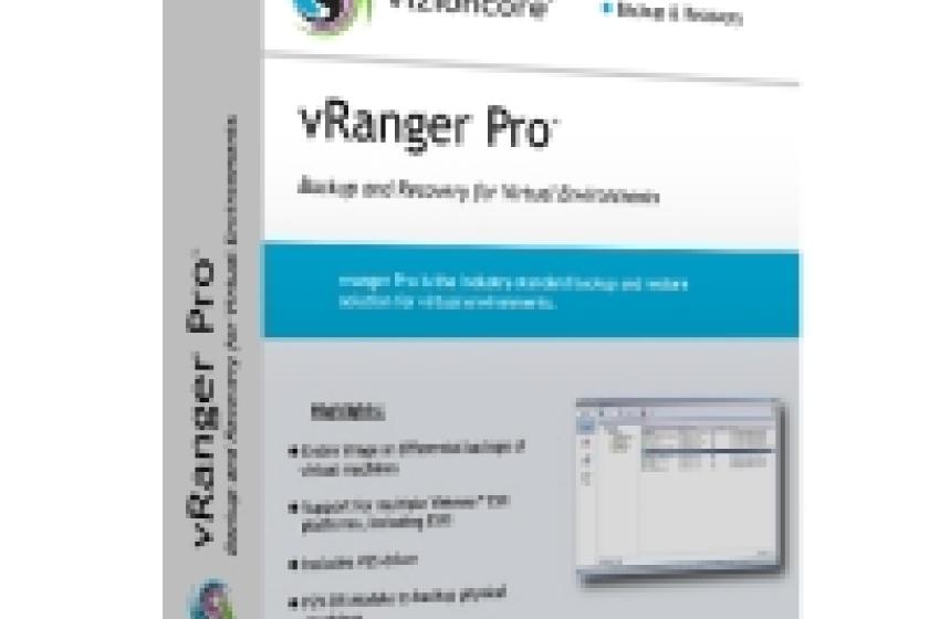 "vRanger Pro" von Vizioncore kümmert sich um das Backup virtueller Maschinen