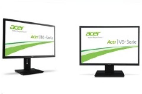 Die neuen Acer-Monitore sollen sich dank DisplayPort in Reihe schalten lassen