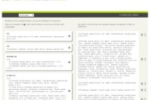 Platzfüllende und passgenaue Texte zur schnellen Verwendung gibt es auf "blindtextgenerator.de"