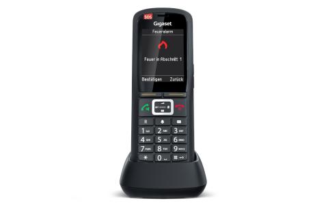 Auf Sicherheit ausgelegt ist das DECT-Telefon Gigaset R700H protect PRO.