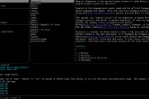 Die Joplin-GUI unter Linux basiert auf dem Texteditor Vim.