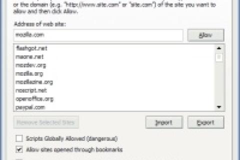 Mit dem Add-on "Noscript" lässt Firefox Skripte nur dann zu, wenn dies vorher ausdrücklich erlaubt wurde