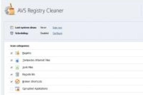 AVS Registry Cleaner stöbert mit wenigen Klicks überflüssige Registry-Einträge auf.