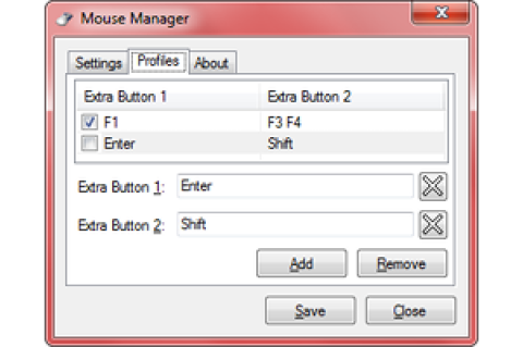 Mit dem "Mouse Manager" lassen sich die Belegungen der Maustasten leicht und schnell ändern