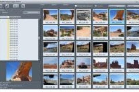 Der Rapid Image Viewer zeigt auf Wunsch alle Bilder, Videos oder PDFs eines Ordners als Thumbnails an. 